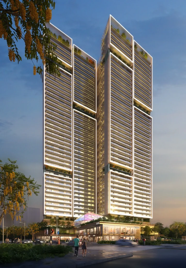 Twin Tower DXP – Day Elevation
