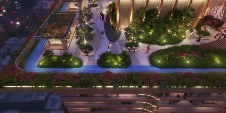 Skydeck Gardens by Night