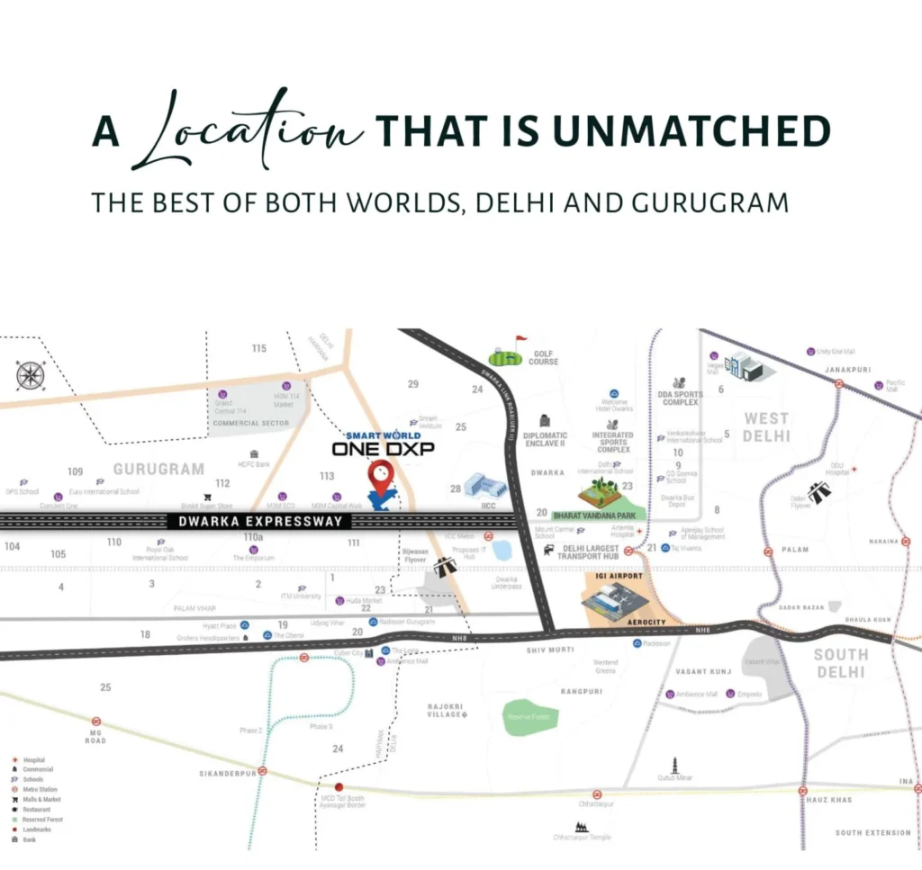 Smartworld One DXP Location Map