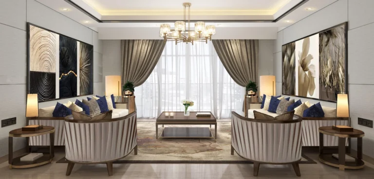 Samsara Avasa – Living room (artistic impression)