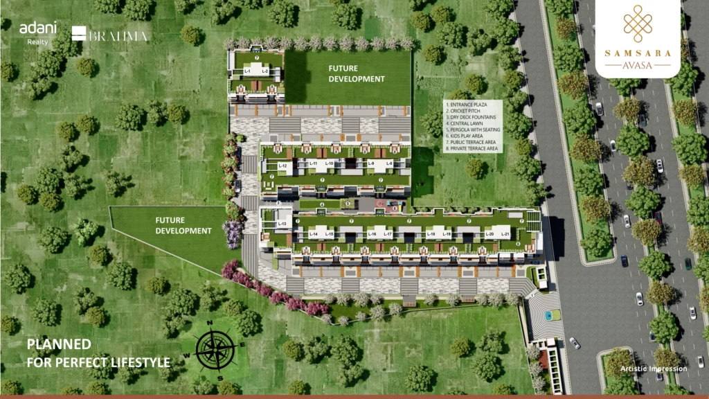 Adani Samsara Avasa Master Plan