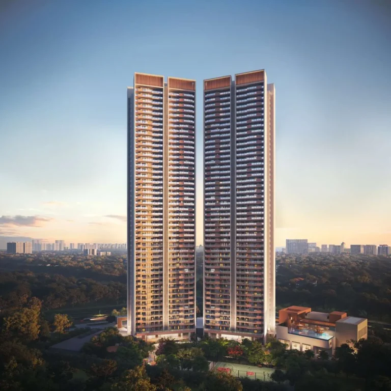 Adani The Marq - Artist's impression - Towers at dusk