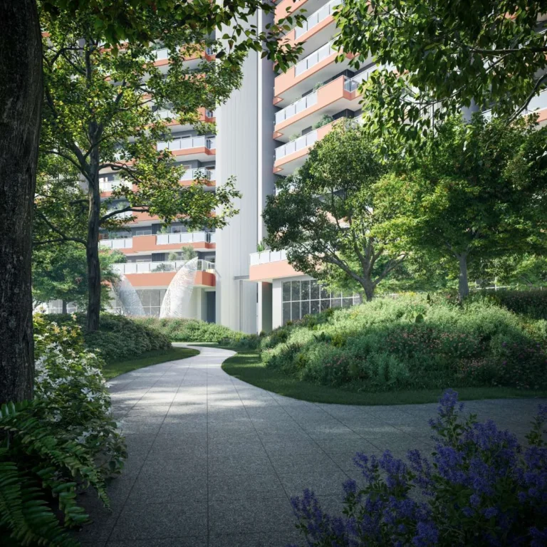 Adani The Marq - Artist's impression - Landscape walk