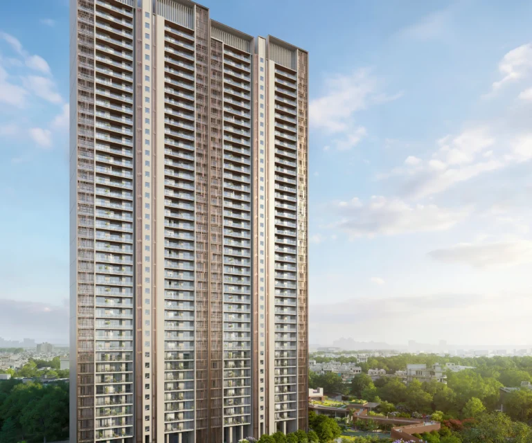 Birla Arika – Tower elevation with landscape (artist's impression)