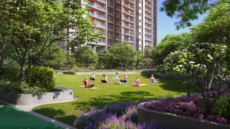 Birla Arika – Yoga lawn (artist's impression)