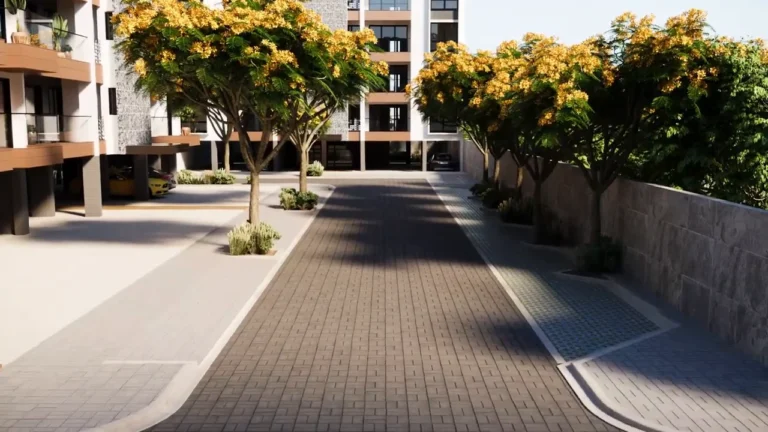 Internal driveway