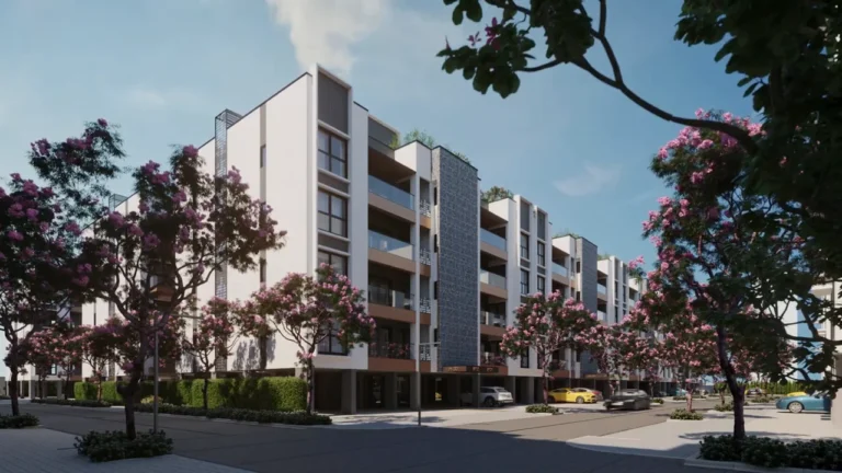 Floor residences streetscape