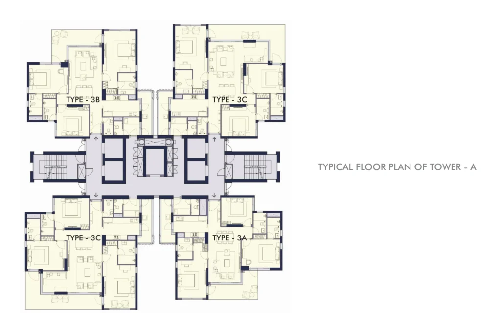 Conscient Elevate – Tower A – Typical Floor Plan