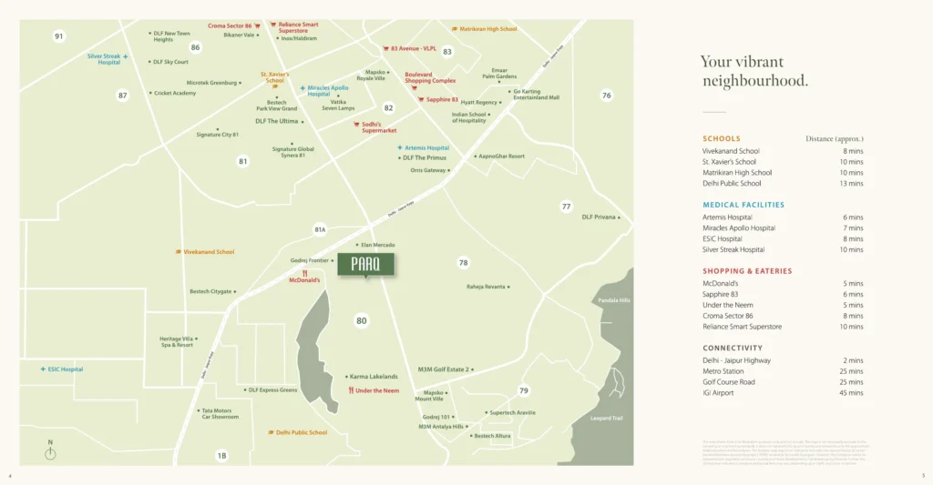 Conscient PARQ Location Map