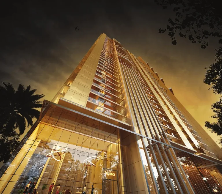 Elan The Statement - Artist's impression - Golden glass tower
