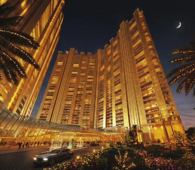 Elan The Statement - Artist's impression - Towers at dusk