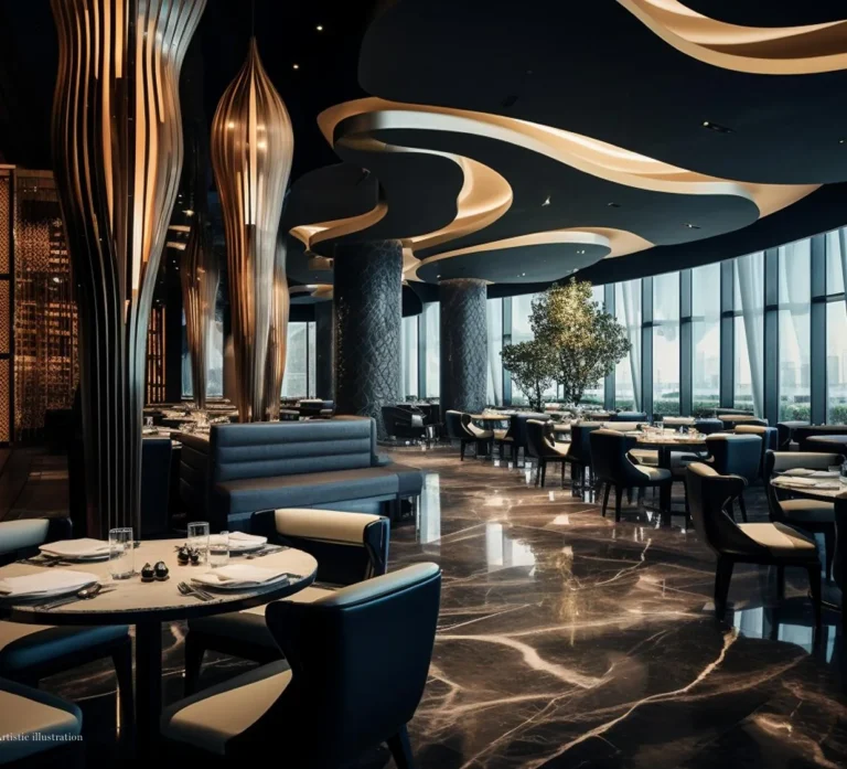 Elan The Statement - Artist's impression - Restaurant and lounge