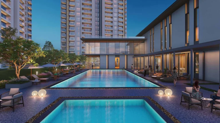 Emaar Amaris – Clubhouse and swimming pool (artistic impression)