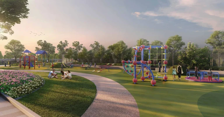 Emaar Amaris – Kids play area and central lawn (artistic impression)