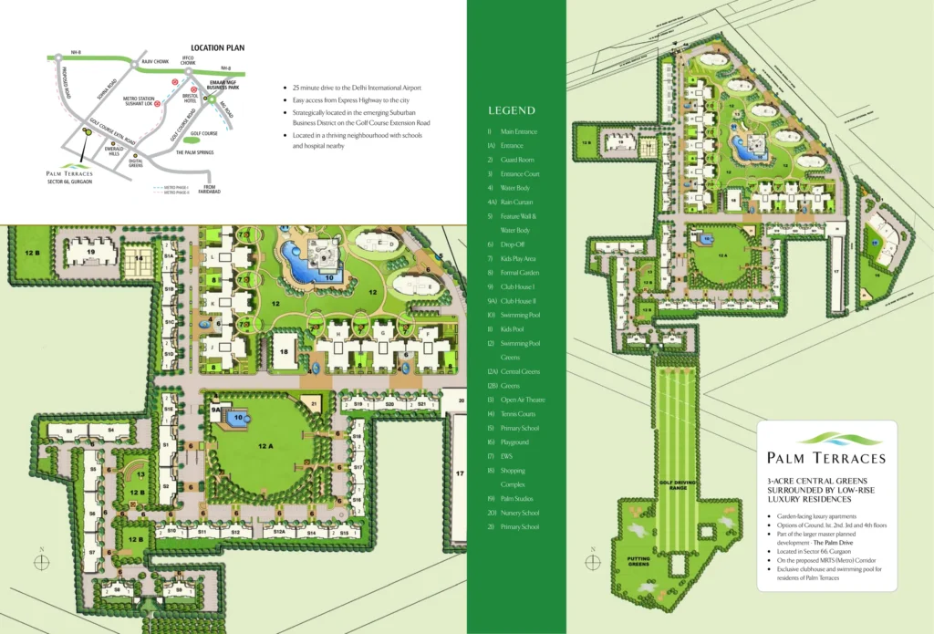 Emaar Palm Terraces Master Plan