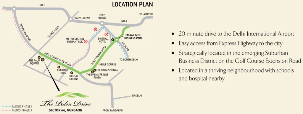 Emaar Sky Terraces Location Map