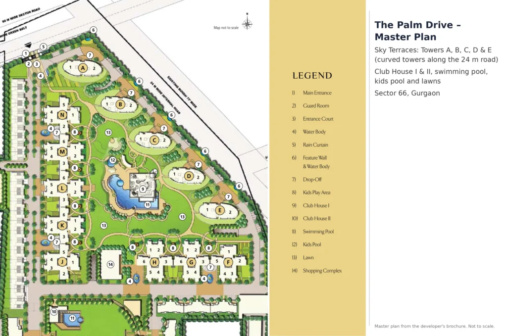 Emaar Sky Terraces Master Plan