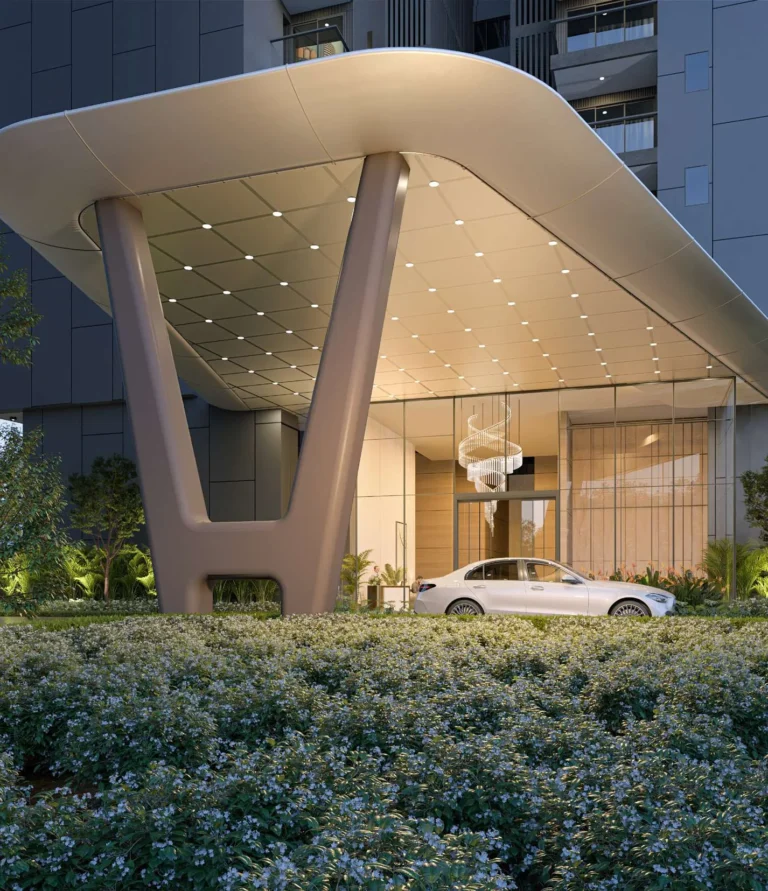 Experion The Trillion - Artist's impression - Double height drop off