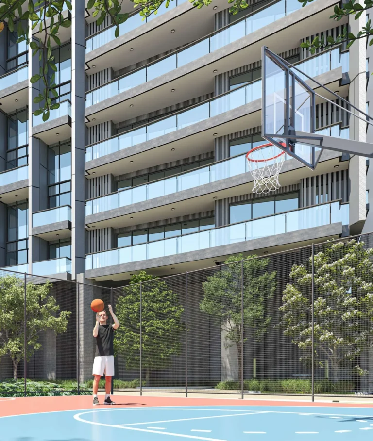 Experion The Trillion - Artist's impression - Running balconies and courts
