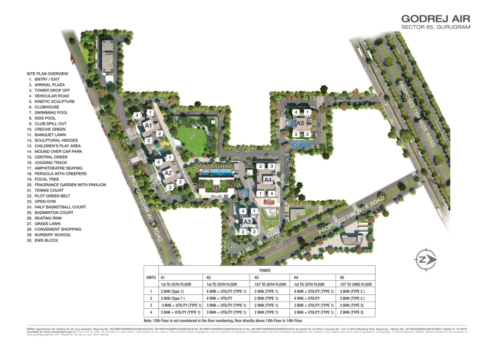 Godrej Air Master Plan