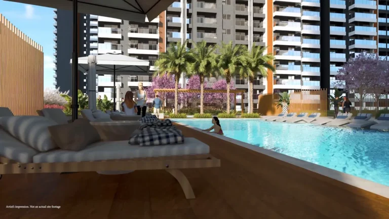 Godrej Zenith - Artist's impression - Poolside lounge
