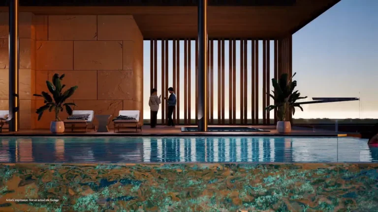 Godrej Zenith - Artist's impression - Infinity pool pavilion