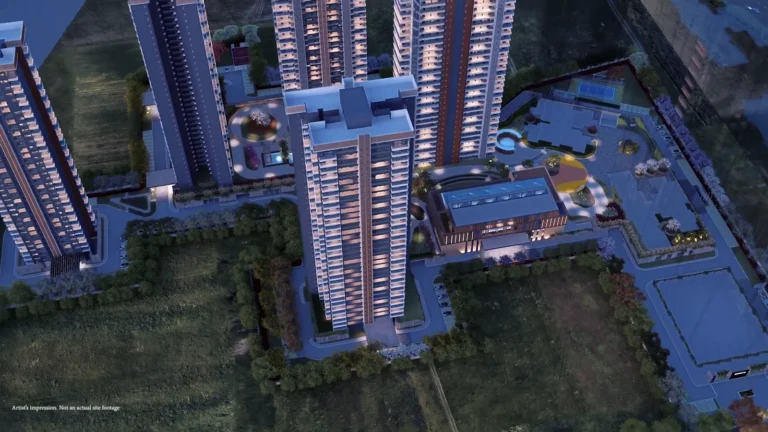 Godrej Zenith - Artist's impression - Aerial towers