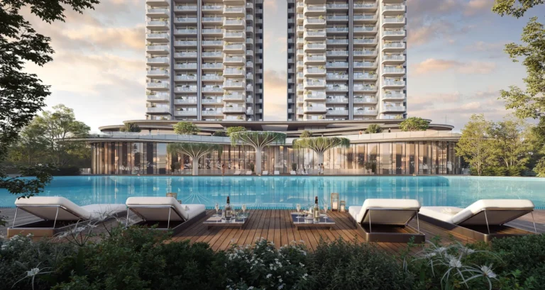 M3M Forestia West – Leisure, family and kids pools (artistic impression)