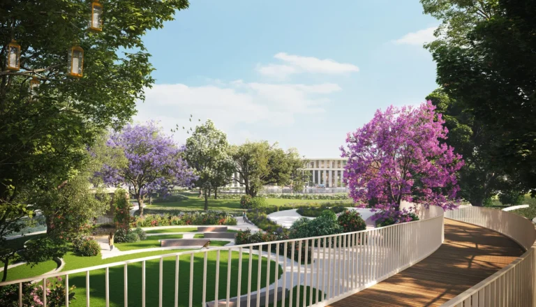M3M Forestia West – Seasonal flowering gardens (artistic impression)