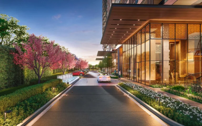 Puri Diplomatic Residences – Landscaped drop-off porch (artist's impression)