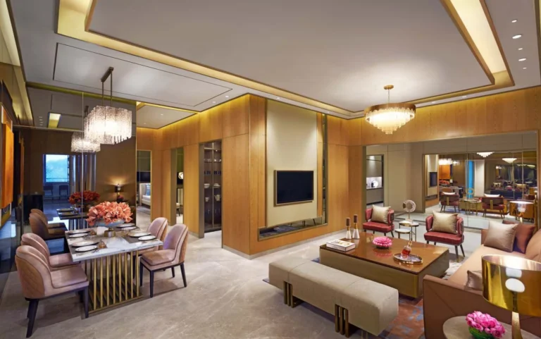 Puri Diplomatic Residences – Sample apartment living room (actual image)