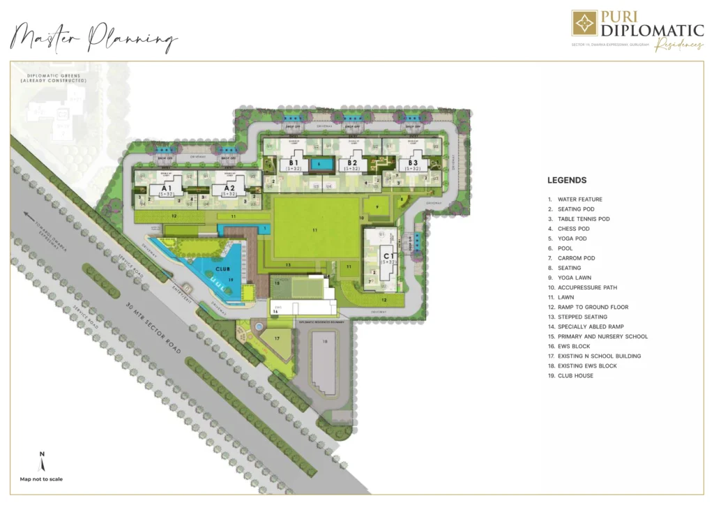 Puri Diplomatic Residences Master Plan