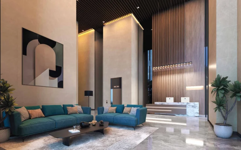 Signature Global Titanium SPR – Triple-Height Entrance Lobby