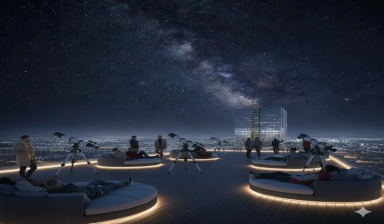 Smartworld Sky Arc - Artist's impression - Stargazing deck