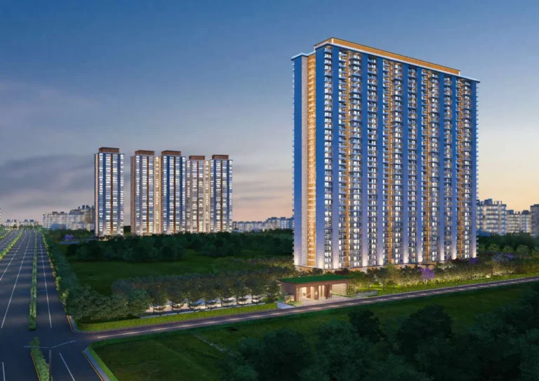 Tulip Melrose - Artist's impression - Towers at dusk